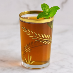 Floral Elegance – Set de 12 Verres à Thé