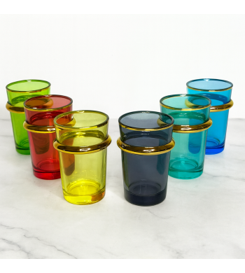 Charmes d'Arabie - Set de 12 verre à thé