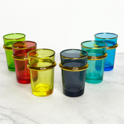 Charmes d'Arabie - Set de 12 verre à thé