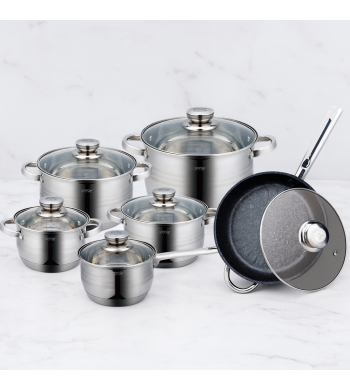 Jumbo - Set de 6 Marmites