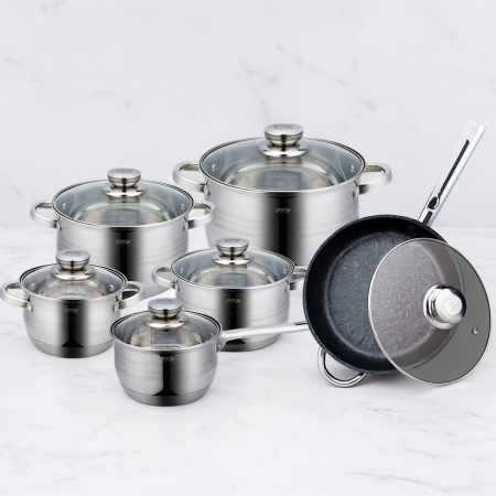 Jumbo - Set de 6 Marmites