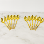 SpoonGold - Set de 12 cuillères