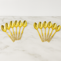 SpoonGold - Set de 12 cuillères