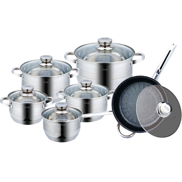 Jumbo - Set de 6 Marmites