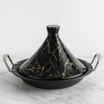 Tajine marocain blanc et or – Royal Marbre | PTM Décoration