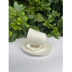 Stella – Set de 6 Tasses à café avec sous-tasses