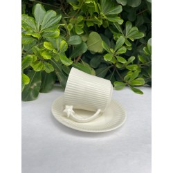 Stella – Set de 6 Tasses à café avec sous-tasses