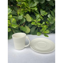 Stella – Set de 6 Tasses à café avec sous-tasses