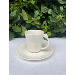 Stella – Set de 6 Tasses à café avec sous-tasses