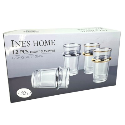 Luxe Tea – Set de 12 Verres à Thé