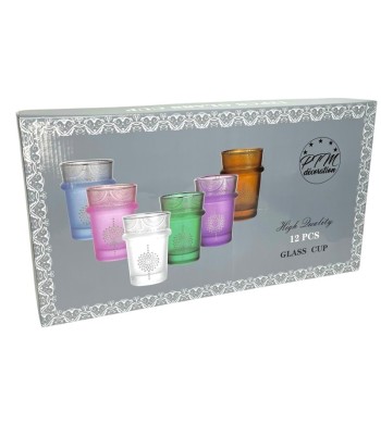 Oriental Charm – Set de 12 Verres à Thé
