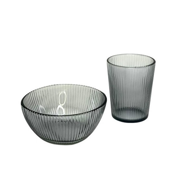 Essential Set – Set de 4 Verres et 4 Bols