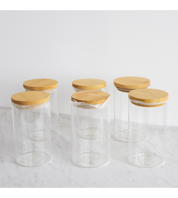 SpiceKeep - Set de 6 bocaux